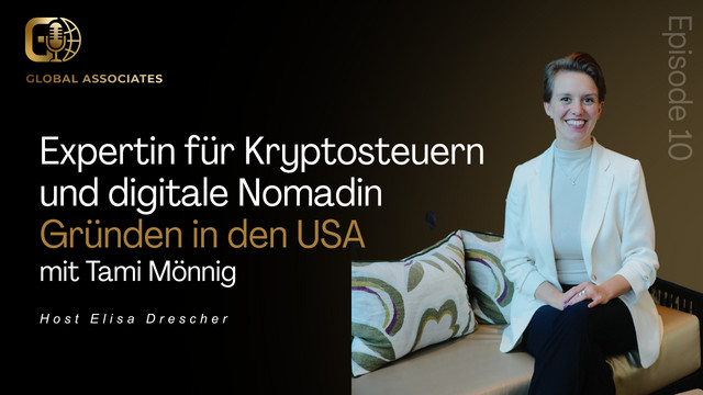 Episodencover: Gründen in den USA & Krypto richtig versteuern